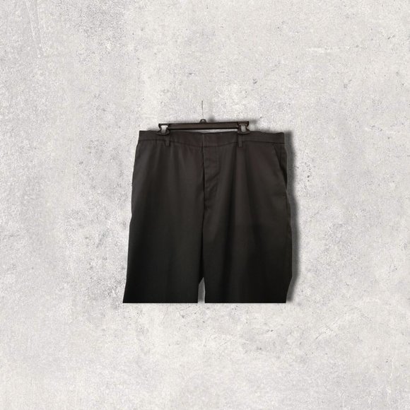 Docker Classic Fit Pleated Mens Pants Black - Picture 5 of 11